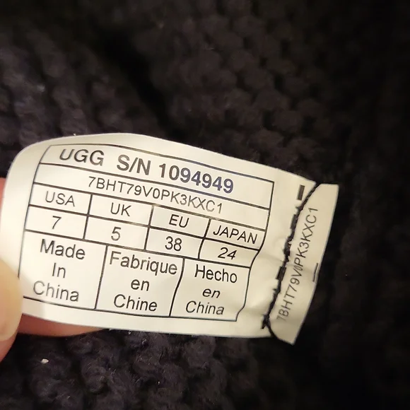 UGG Cardi Boots Knit Tall sz7 - Picture 11 of 13